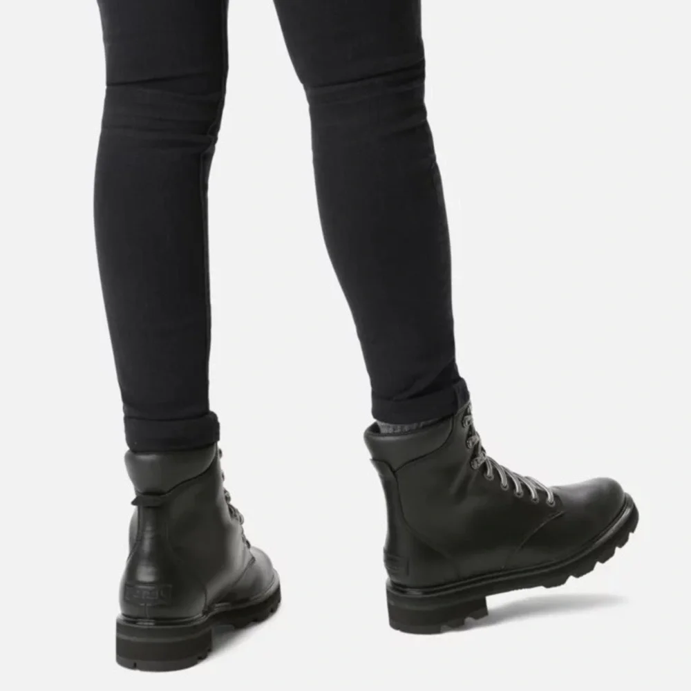 Sorel WOMEN'S LENNOX™ LACE STKD BOOT in Black